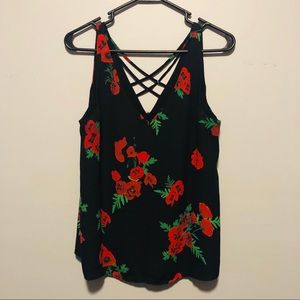 Express floral camisole top